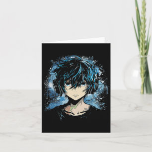 Tarjeta Anime Manga Motif Auriculares Anime