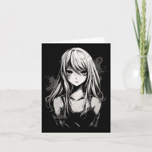 Tarjeta Anime Manga Motif Pixel Art Anime