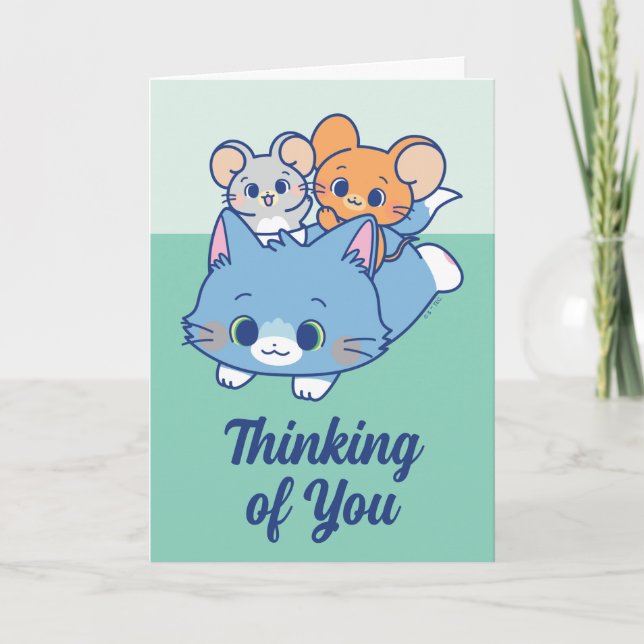 Tarjeta Anime Tom, Jerry y Tuffy (Anverso)