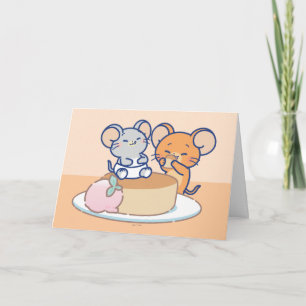 Tarjeta Anime Tuffy y Jerry Cheesecake