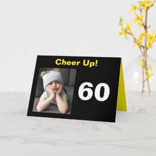 Tarjeta ¡Ánimo! 60.ª Chica burlona de cumpleaños