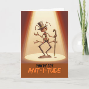 Tarjeta Ánimo Tienes Actitud Anti Manténlo Antsoso