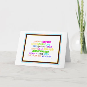 Tarjeta Ánimo y Bendición