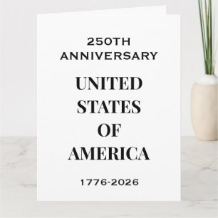 Tarjeta Aniversario 250 1776–2026 – Encendedor Premium USA