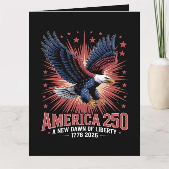 Tarjeta Aniversario 250 de América (Anverso)
