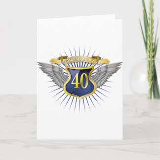 Tarjeta Aniversario 40