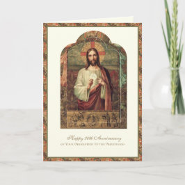 TARJETA ANIVERSARIO 50 DEL SACERDOTE