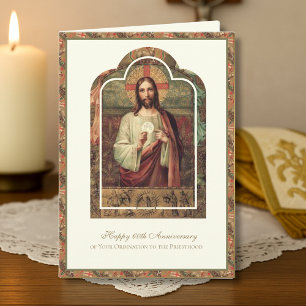 TARJETA ANIVERSARIO 60 DEL SACERDOTE