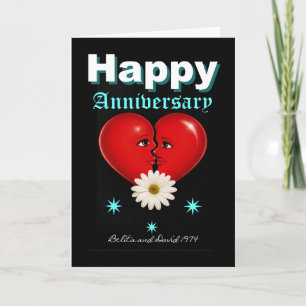 Tarjeta aniversario afroamericano