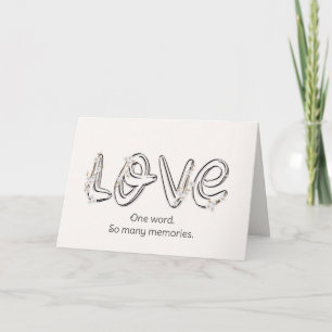 Tarjeta Aniversario Almond Blossom Love Text