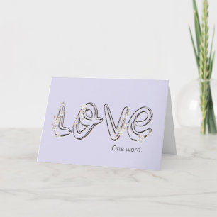 Tarjeta Aniversario Almond Blossom Love Text