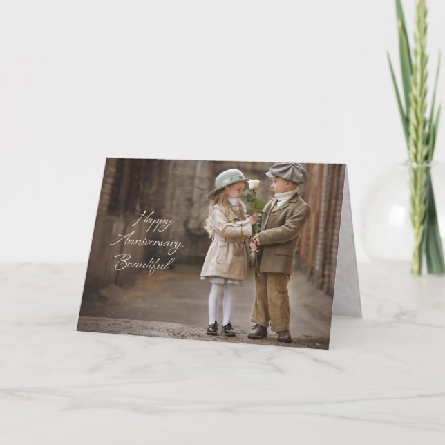 Tarjeta Aniversario boda (Anverso)