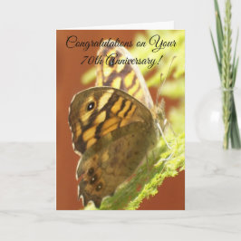 Tarjeta Aniversario Boda de la mariposa personalizada