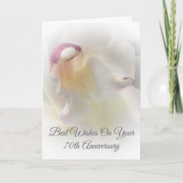 Tarjeta Aniversario Boda de la Orquídea Blanca Personaliza