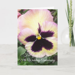 Tarjeta Aniversario Boda de Pansy Personalizado