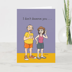 Tarjeta Aniversario Boda del "Esposo más afortunado de la