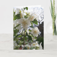 Aniversario Boda personalizado de la flor