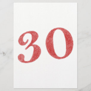 Tarjeta aniversario de 30 años