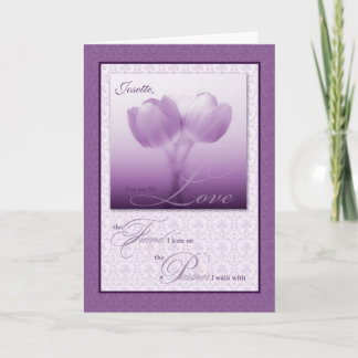Tarjeta Aniversario de Boda de Compañero de Vida Tulipanes