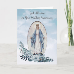 TARJETA ANIVERSARIO DE BODA DEL VIRGEN MARÍA EL %PIPE% EL
