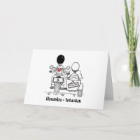 Aniversario de boda en moto y sidecar