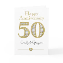 Aniversario de Bodas 50 Personalizado Nombres Dora