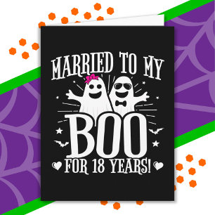 Tarjeta Aniversario de bodas de octubre Divertido Aniversa