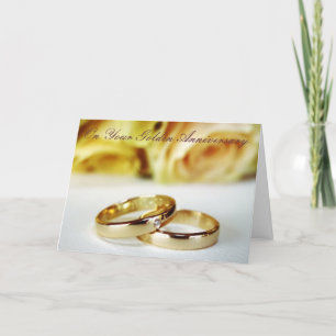 Tarjeta Aniversario de Bodas de Oro 50