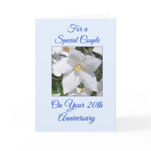 Aniversario de bodas personalizado de 20 años con