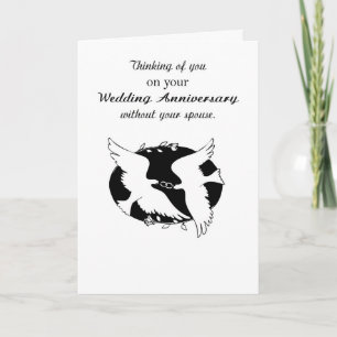 Tarjeta Aniversario de bodas sin recuerdos de cónyuge, Esp