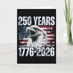 Tarjeta Aniversario de Cuarto de Milenio de 250 Años de Es