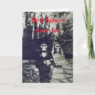 Tarjeta Aniversario de Halloween