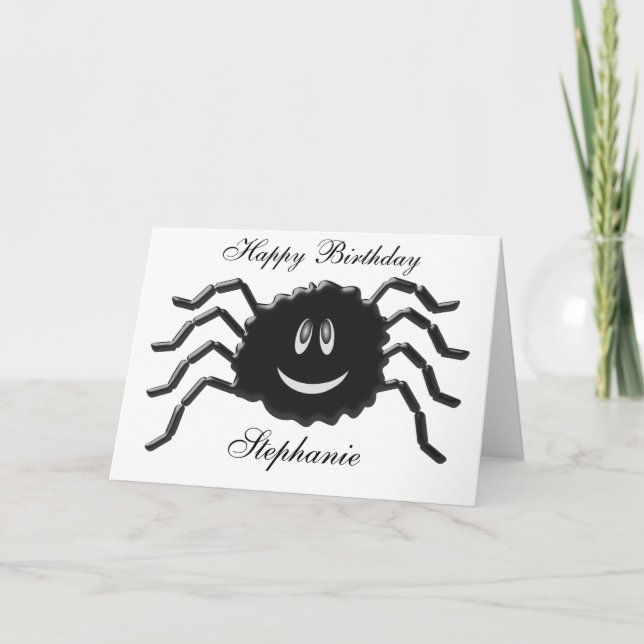 Tarjeta Aniversario de la Araña (Anverso)