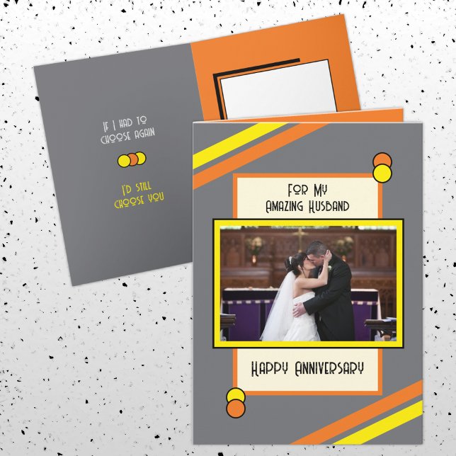 Tarjeta Aniversario de la asombrosa foto de un esposo nara (Subido por el creador)