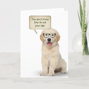 Tarjeta Aniversario de la Cachorra de Oro