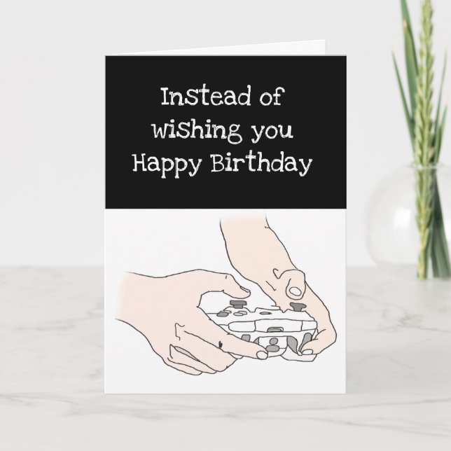 Tarjeta Aniversario de la edad del Personalizado con nivel (Anverso)