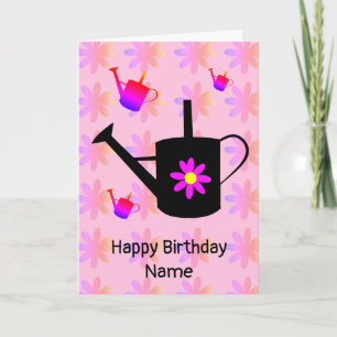 Tarjeta Aniversario de la florida Bonito de Gardeners