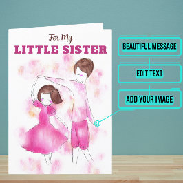 Tarjeta Aniversario de la Hermandad Pequeña Rosa