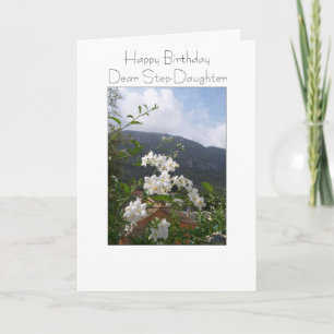 Tarjeta Aniversario de la hija de un paso personalizado de