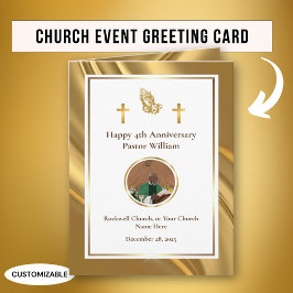 Tarjeta Aniversario de la Iglesia de Agradecimiento al Pas