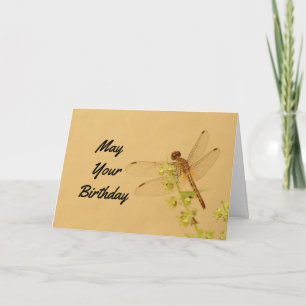 Tarjeta Aniversario de la libélula encantadora