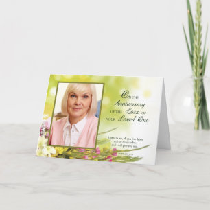 Tarjeta Aniversario de la muerte de amor, foto Personaliza