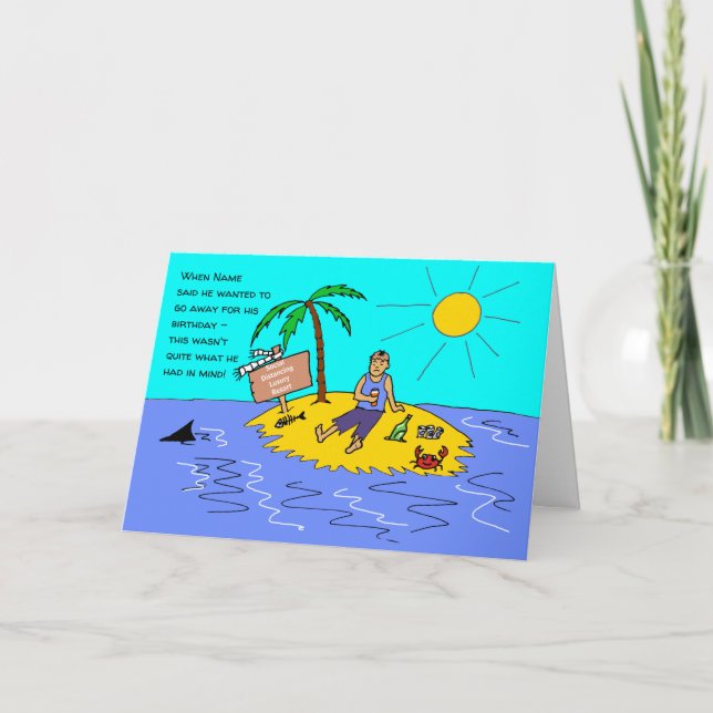 Tarjeta Aniversario de la muerte de un Personalizado diver (Anverso)