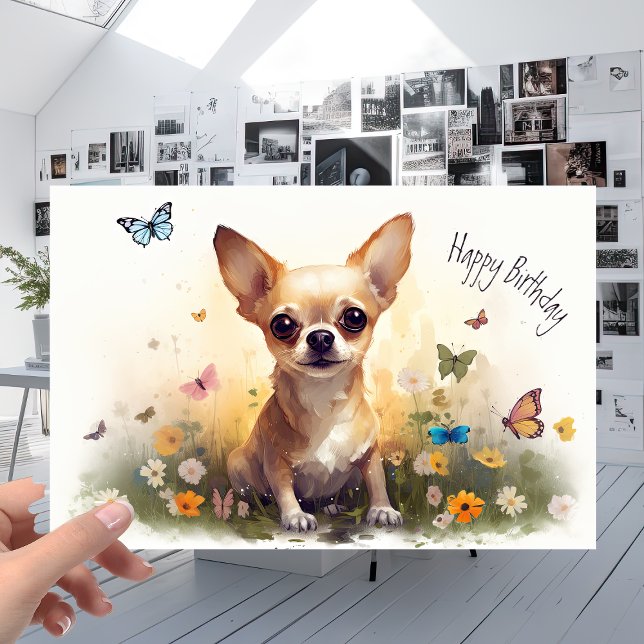 Tarjeta Aniversario de la muerte del Mascota chihuahua (Subido por el creador)