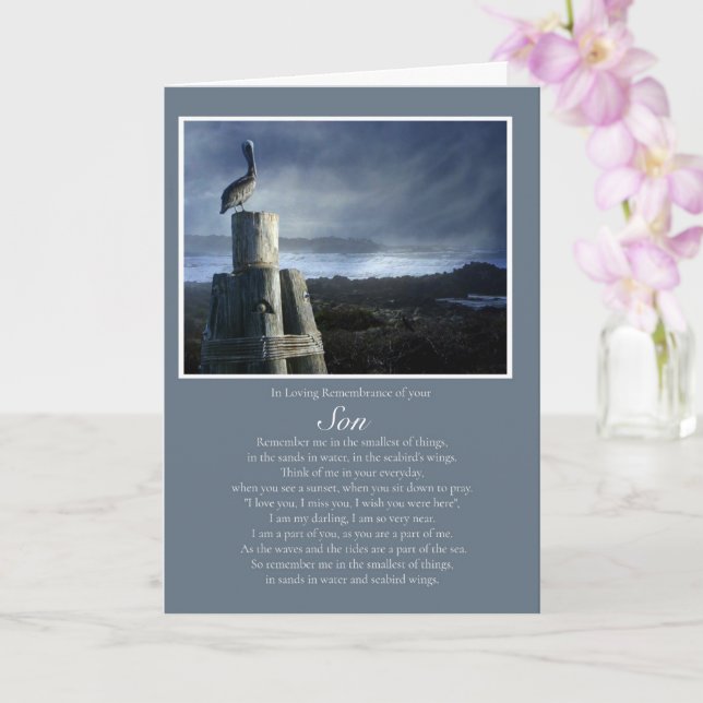 Tarjeta Aniversario de la muerte espiritual (Orquídea)