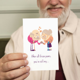 Tarjeta Aniversario de la pareja personalizado Funny Valen