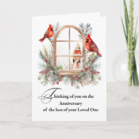 Aniversario de la pérdida de amor de un cardenal d