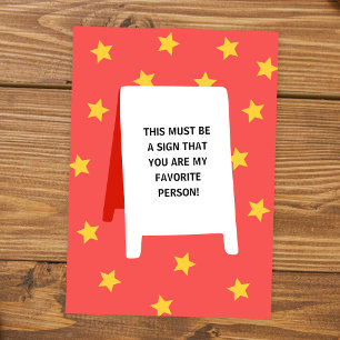 Tarjeta Aniversario de la persona favorita