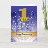 Aniversario de la Recuperación de 1 Año Negrita Nú