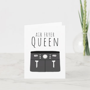Tarjeta Aniversario de la Reina de Air Fryer